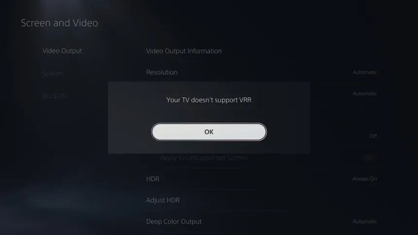 no vrr image
